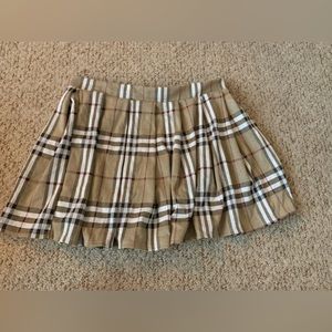 Brown Plaid Rue 21 stretch skirt